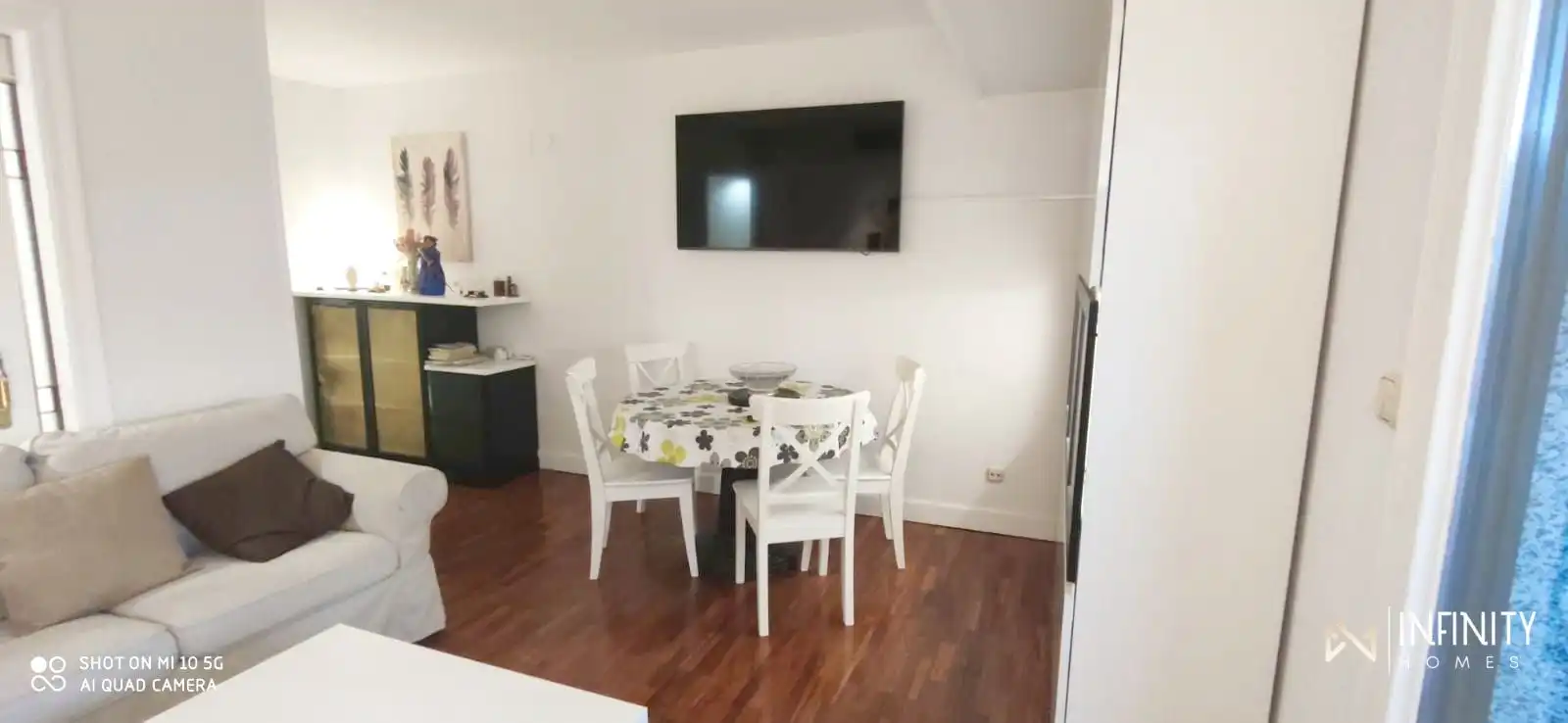 Menjador de Apartament de lloguer en Bilbao  amb Aire condicionat, Calefacció i Balcó