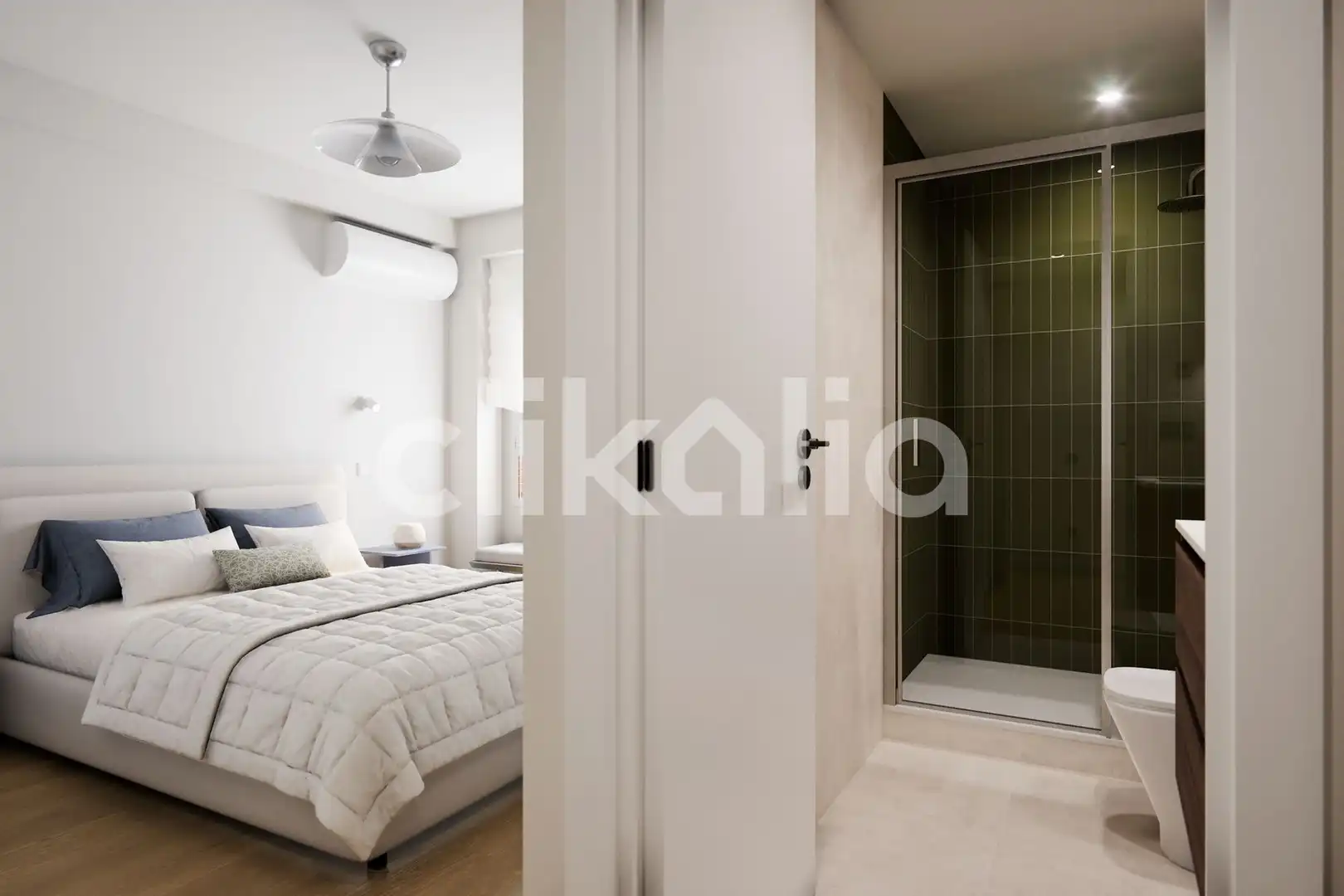 Bedroom of Flat for sale in Madrid  with Air Conditioner, Heating and Terrace