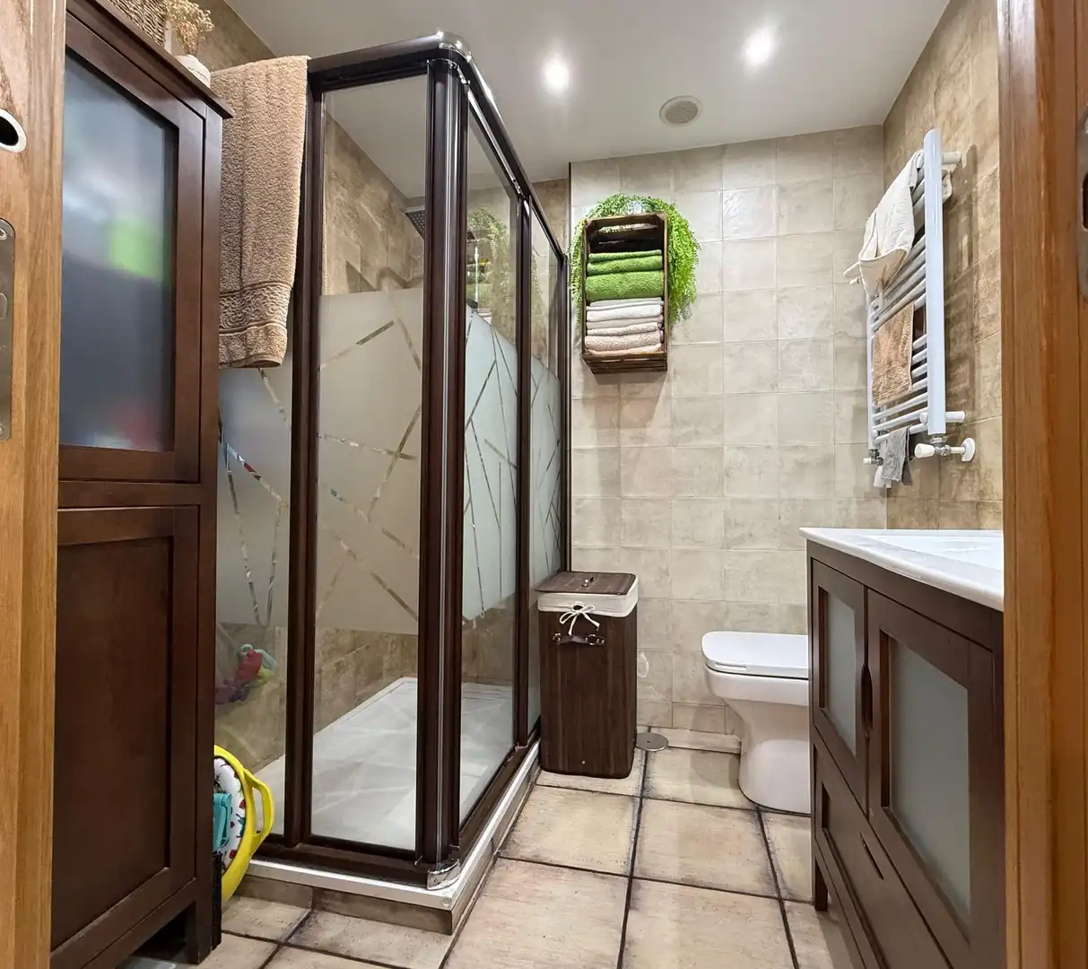 Badezimmer von Wohnung zum Verkauf in Getafe mit Klimaanlage, Heizung und Terrasse