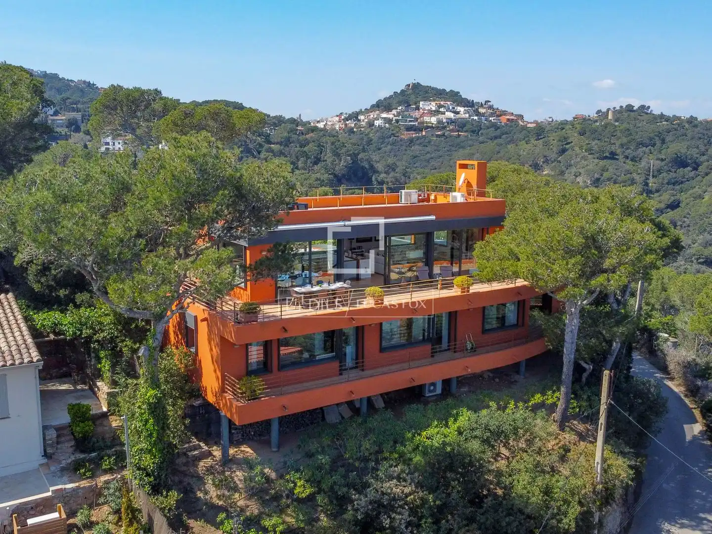 Exterior view of Houses for sale in Begur  with Air Conditioner, Heating and Private garden