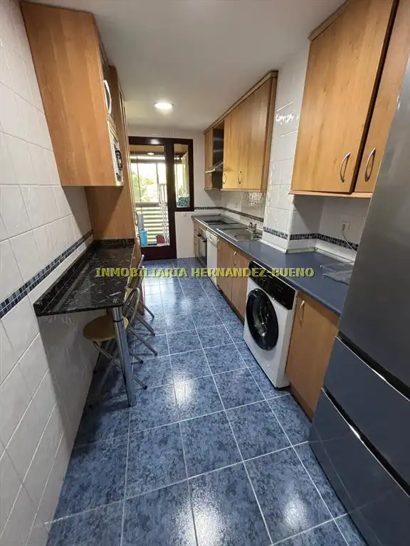 Kitchen of Flat for rent in Salamanca  with Heating, Furnished and Balcony