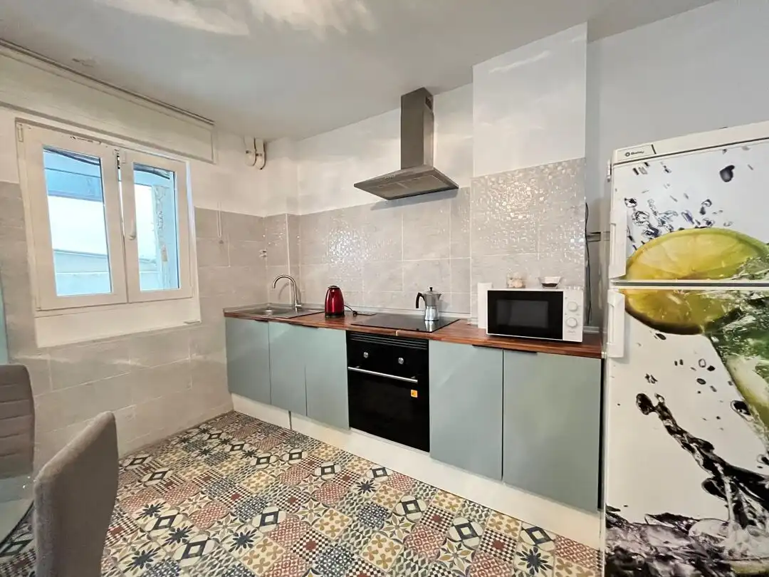 Cocina de Piso en venta en  Pamplona / Iruña con Calefacción y Balcón