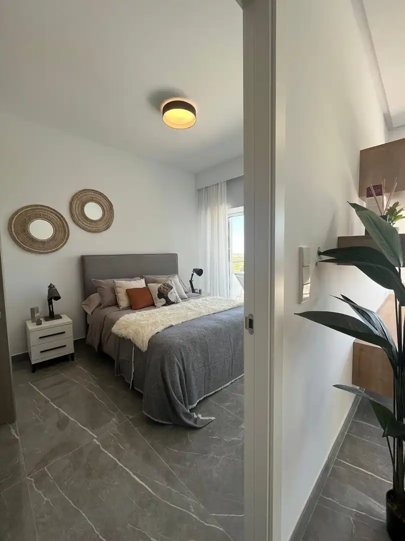 Habitación de Apartamento en venta en Xeresa con Aire acondicionado, Calefacción y Jardín privado