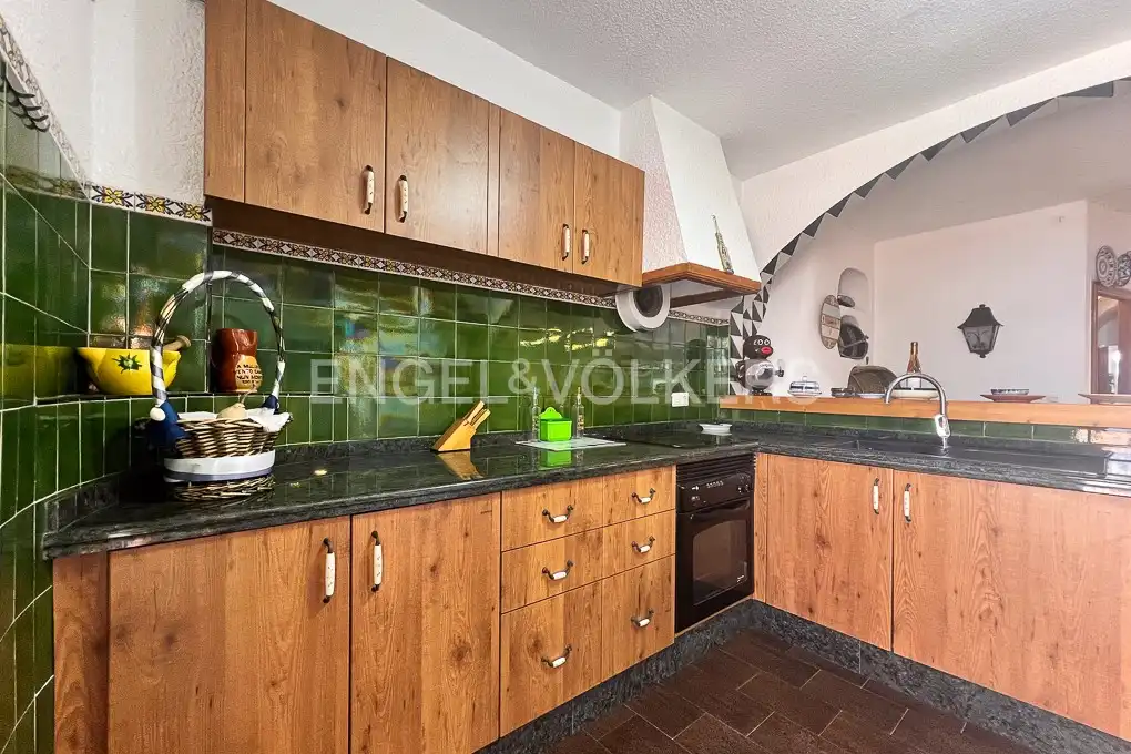 Cocina de Ático de alquiler en Sueca con Aire acondicionado, Calefacción y Jardín privado