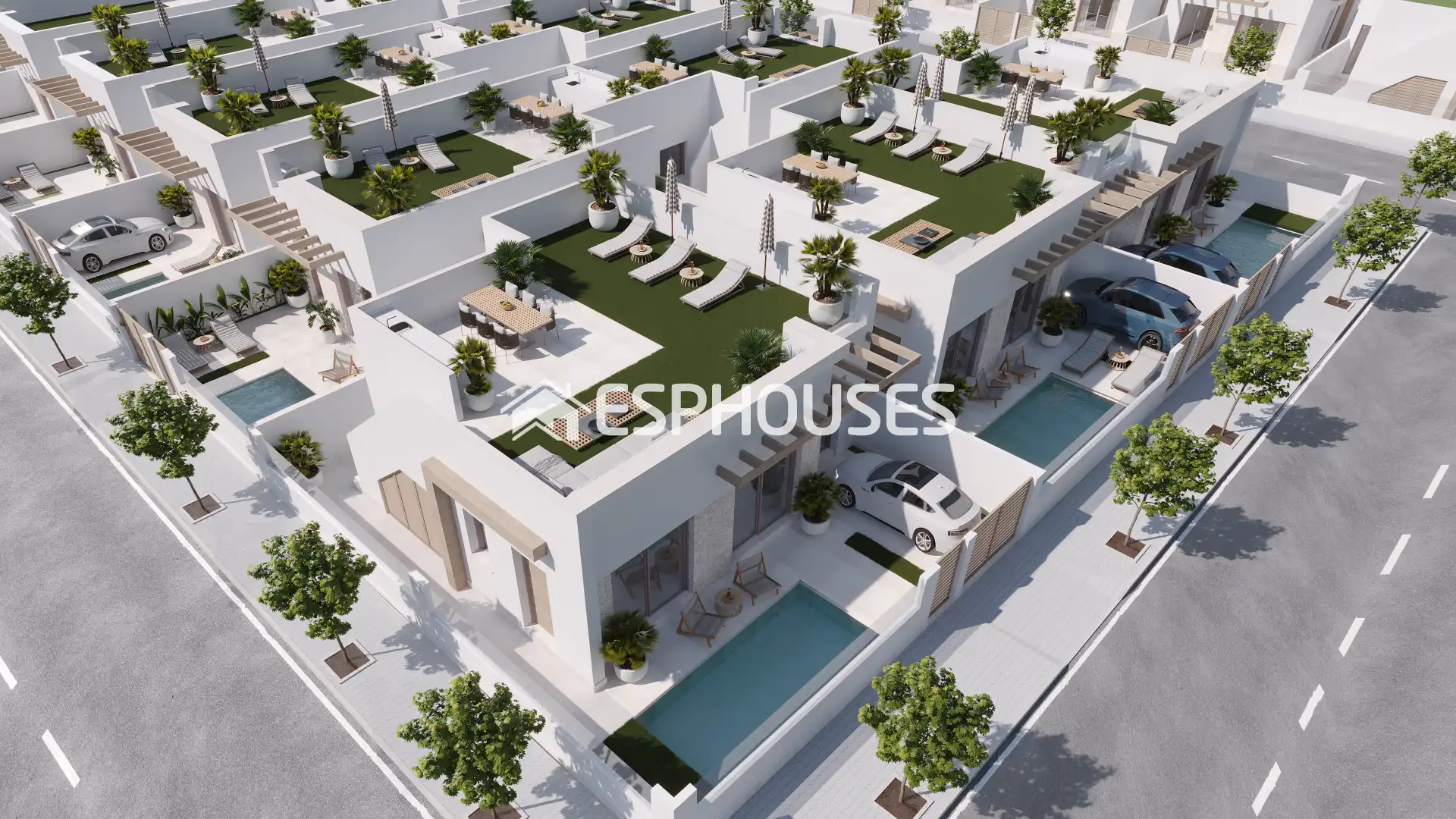 Villa avec terrasse à vendre à Roldán