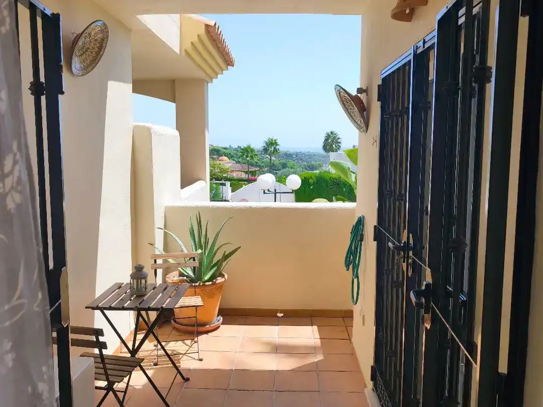 Balcony of Flat for rent in Elviria - Cabopino