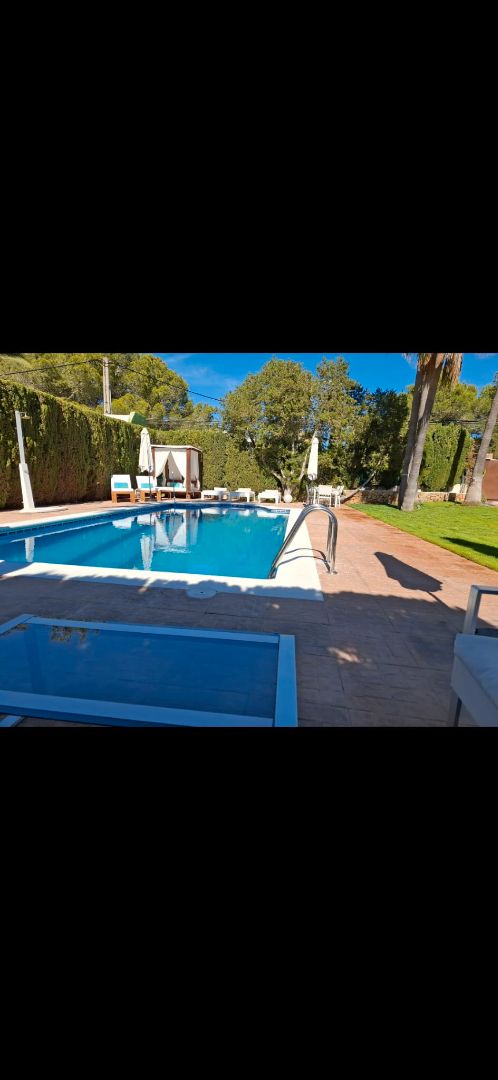 Piscina de Casa o xalet de lloguer en Sant Josep de sa Talaia amb Aire condicionat, Jardí privat i Piscina