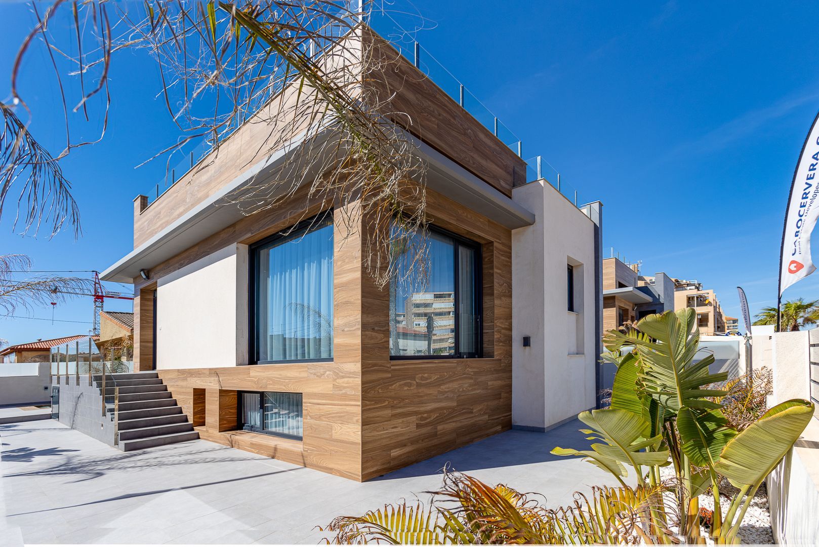 Vista exterior de Casa o chalet en venta en Torrevieja con Terraza, Piscina y Piscina comunitaria