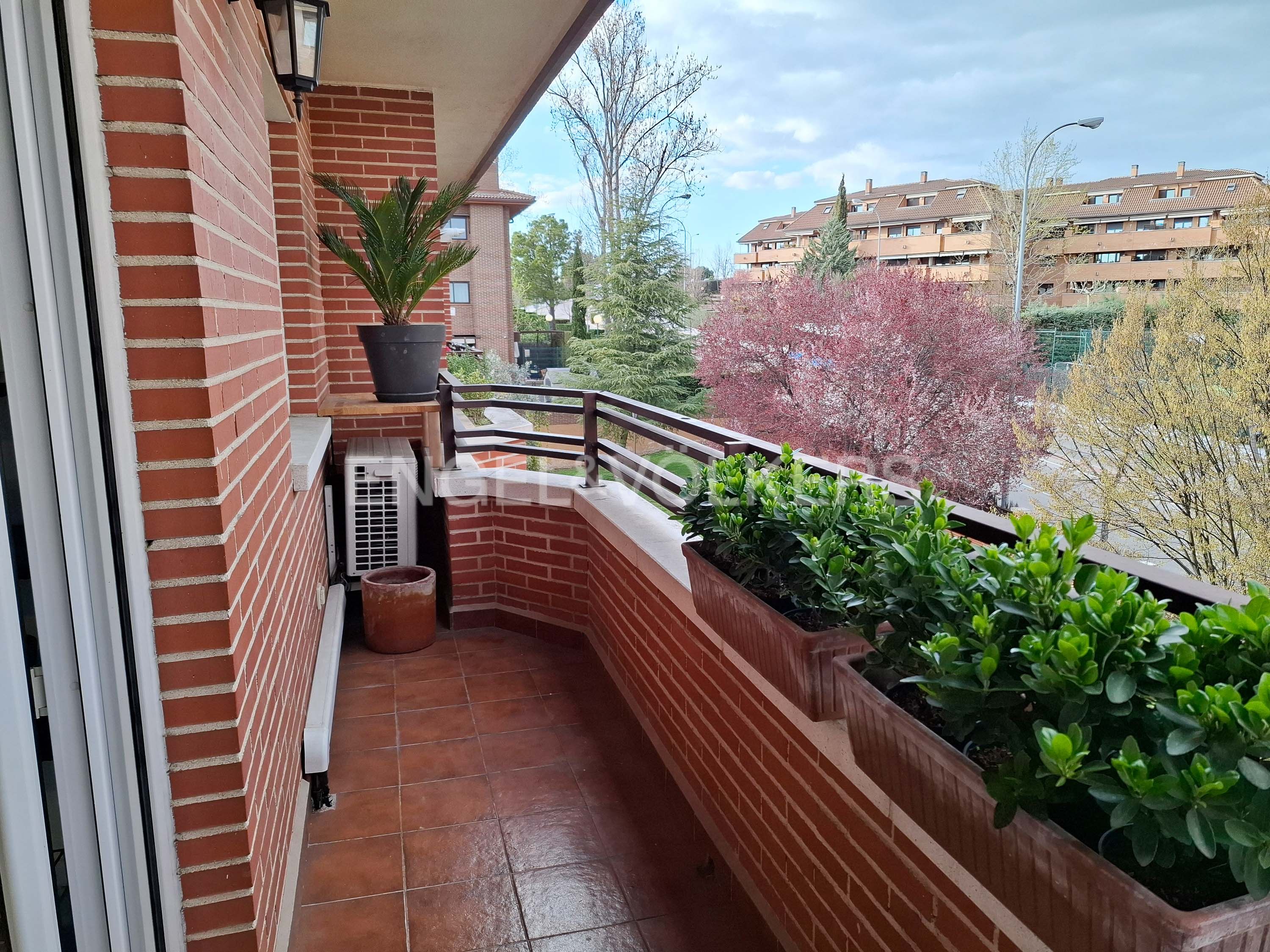Terraza de Apartamento de alquiler en Pozuelo de Alarcón con Aire acondicionado, Calefacción y Terraza