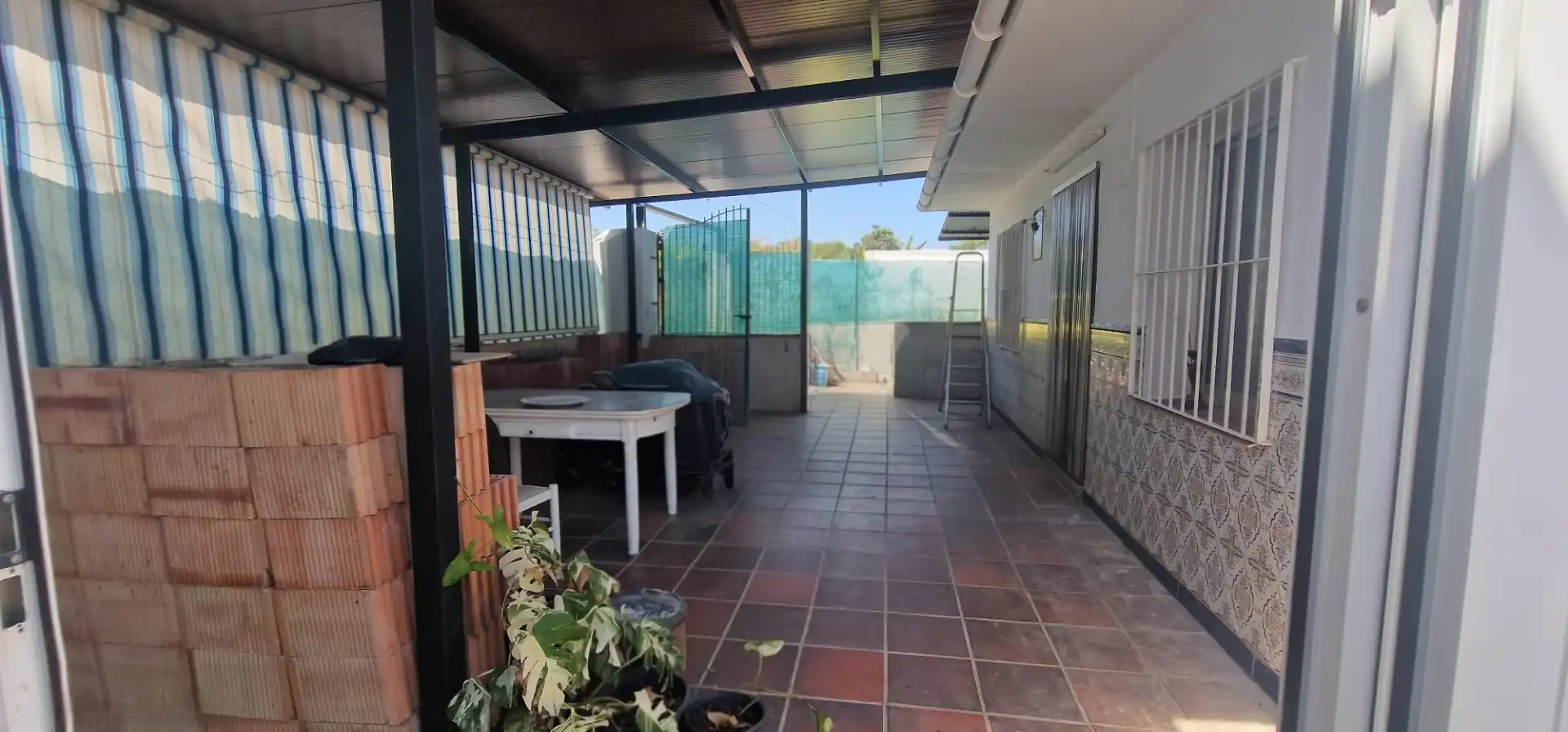 Terrasse von Country house zum Verkauf in Coín mit Privatgarten, Terrasse und Schwimmbad