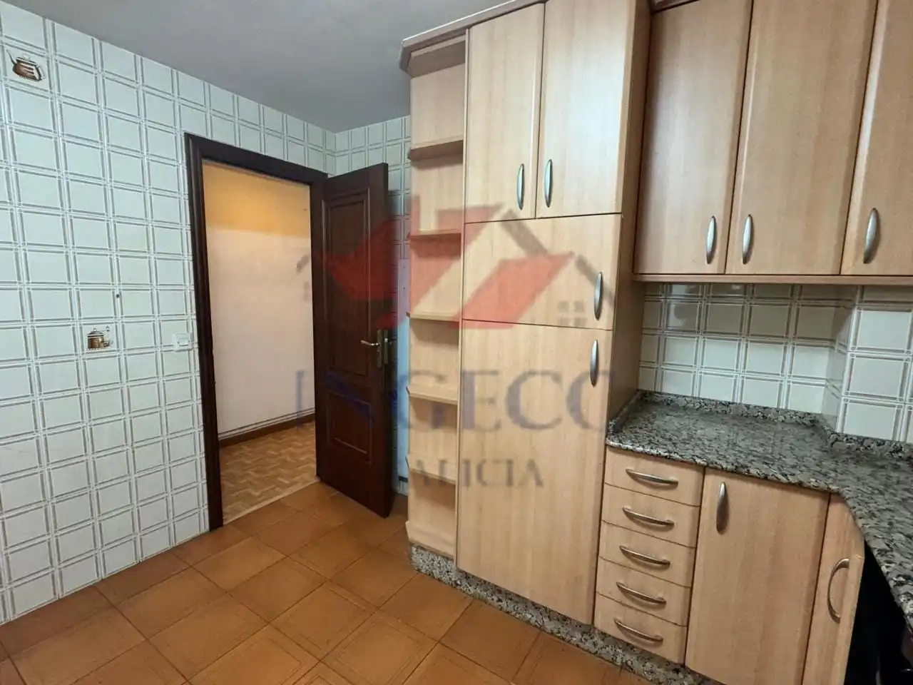 Cocina de Piso en venta en A Coruña Capital  con Calefacción, Parquet y Trastero