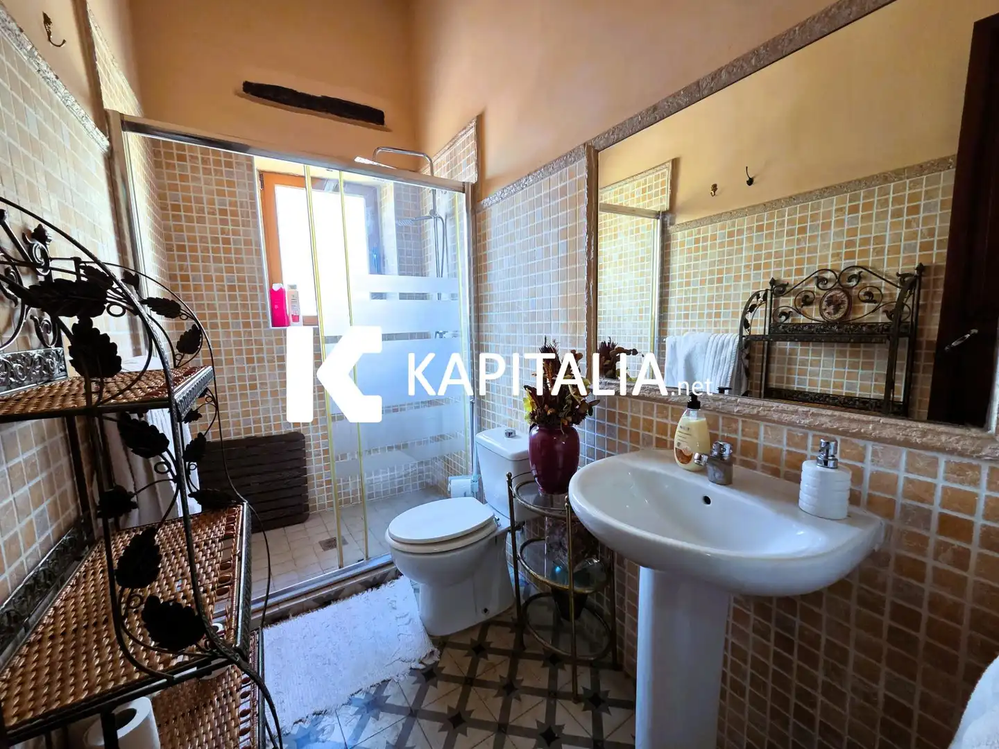 Baño de Finca rústica en venta en Ontinyent con Aire acondicionado, Jardín privado y Balcón