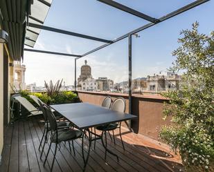 Terrace of Attic to rent in  Barcelona Capital  with Air Conditioner, Terrace and Balcony