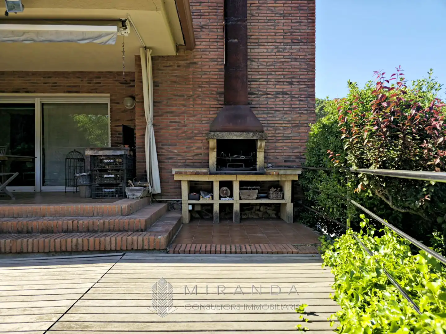 Terrassa de Casa o xalet en venda en Sant Pere de Vilamajor amb Aire condicionat, Calefacció i Jardí privat
