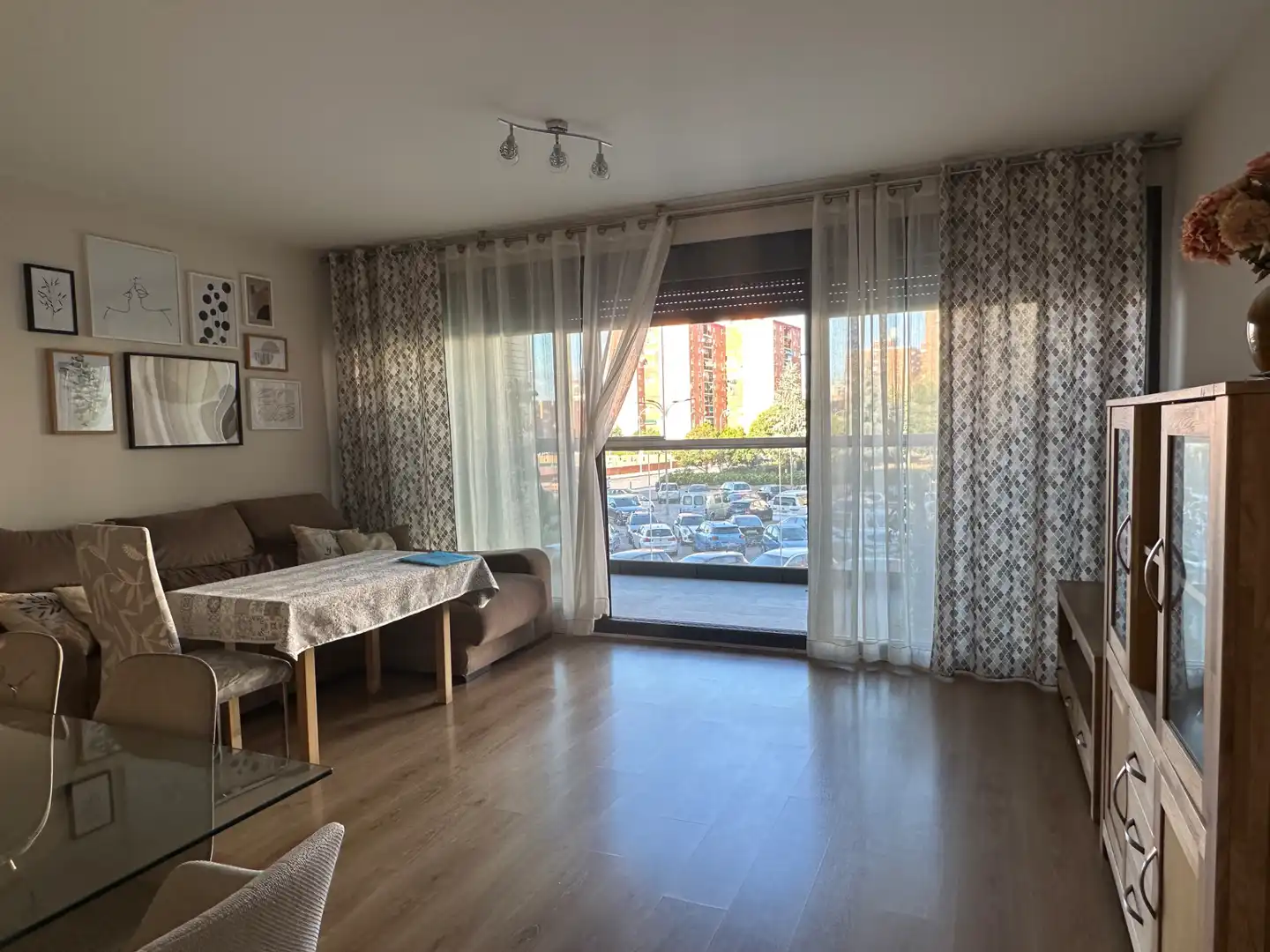 Sala de estar de Piso en venta en Badajoz con Aire acondicionado, Parquet y Balcón