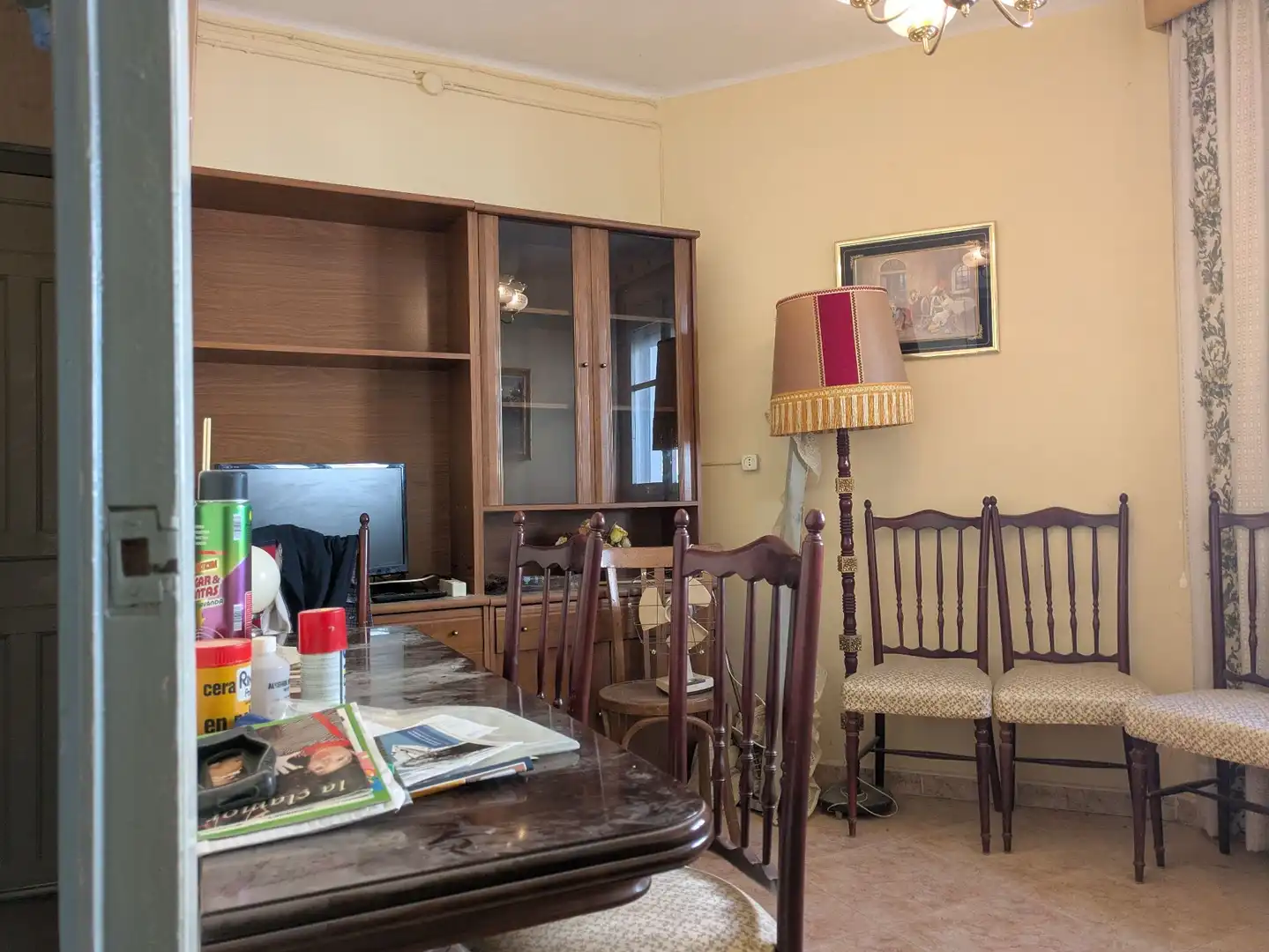 Dining room of Flat for sale in Monzón  with Heating, Private garden and Storage room