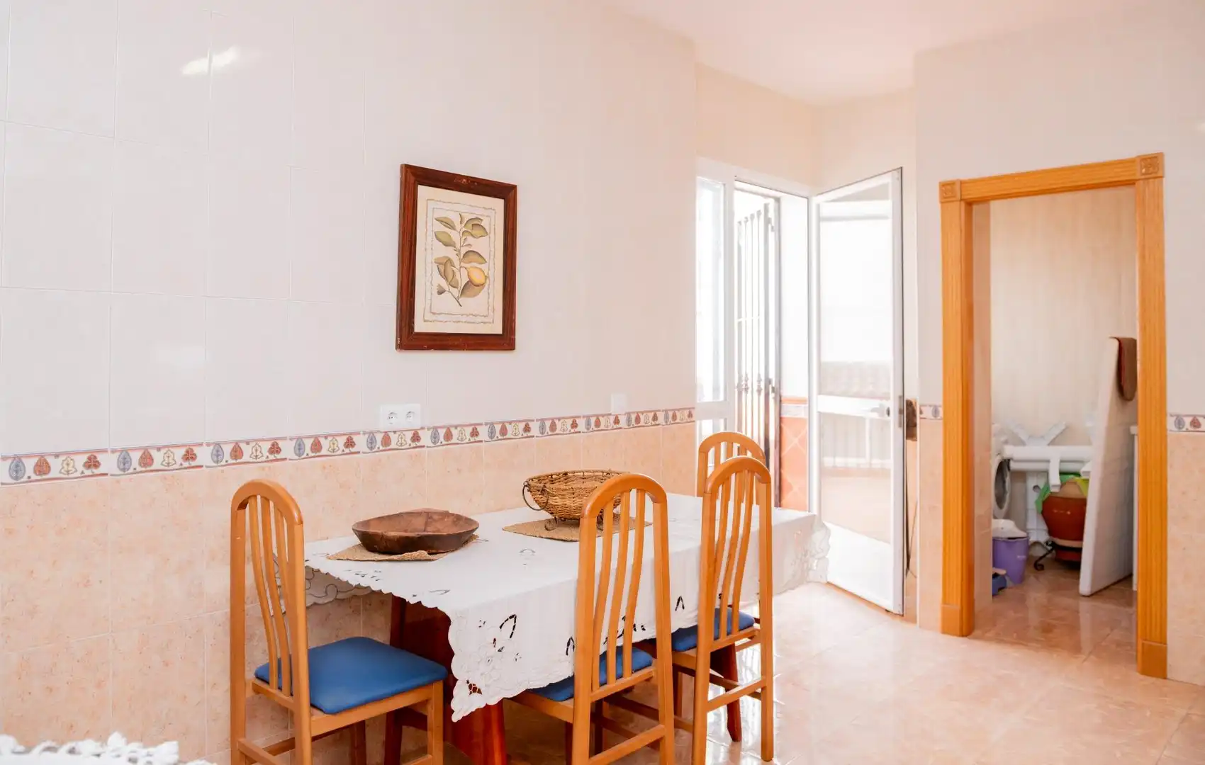 Dining room of Houses for sale in Cuevas Bajas  with Air Conditioner, Terrace and Storage room