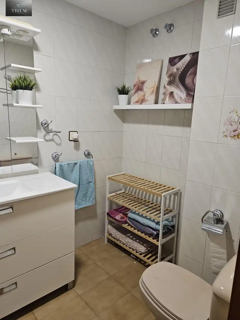 Bany de Apartament de lloguer en Salobreña amb Aire condicionat, Moblat i Balcó