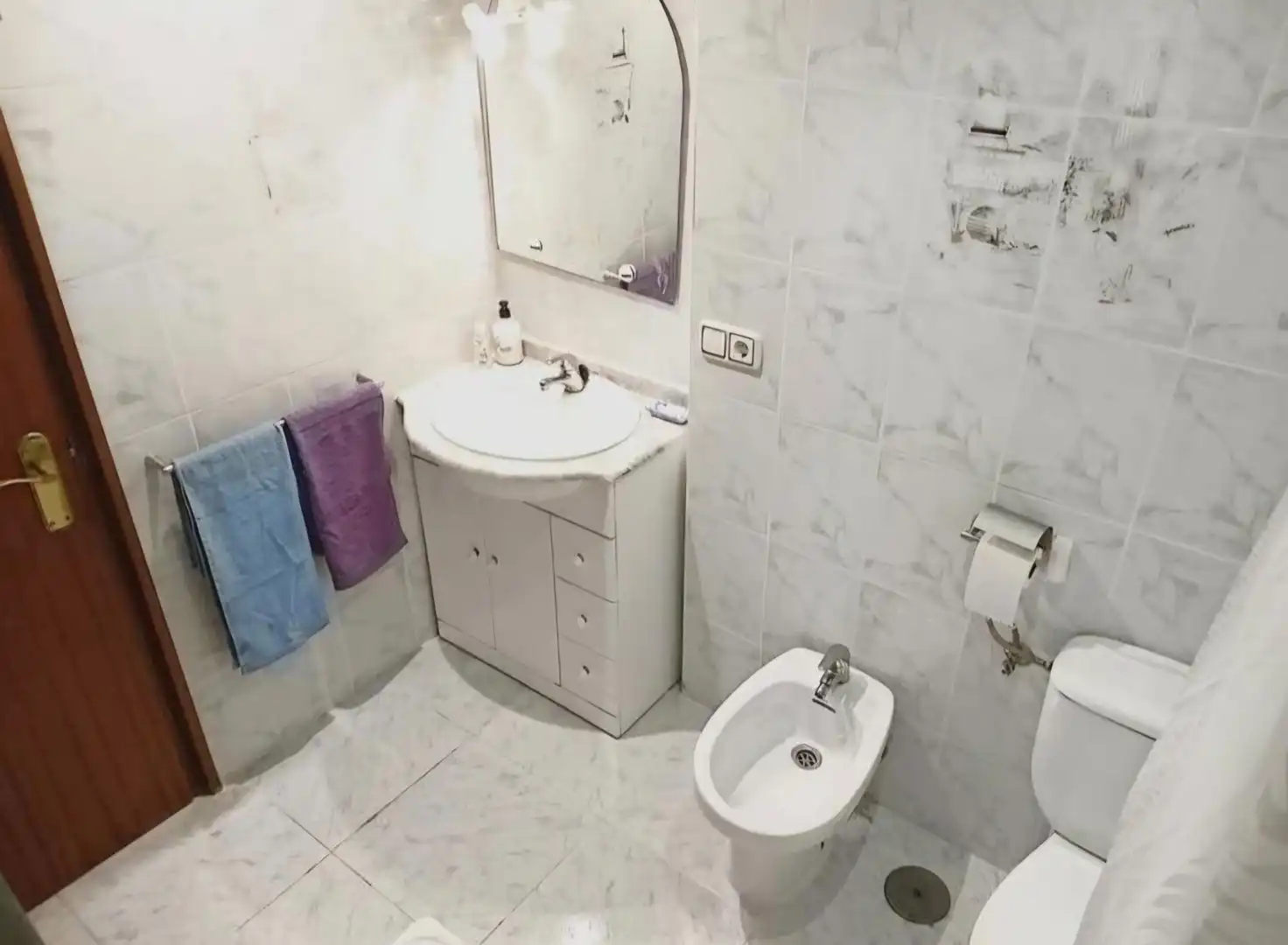 Bathroom of Flat for rent in Alicante / Alacant  with Air Conditioner, Terrace and Balcony