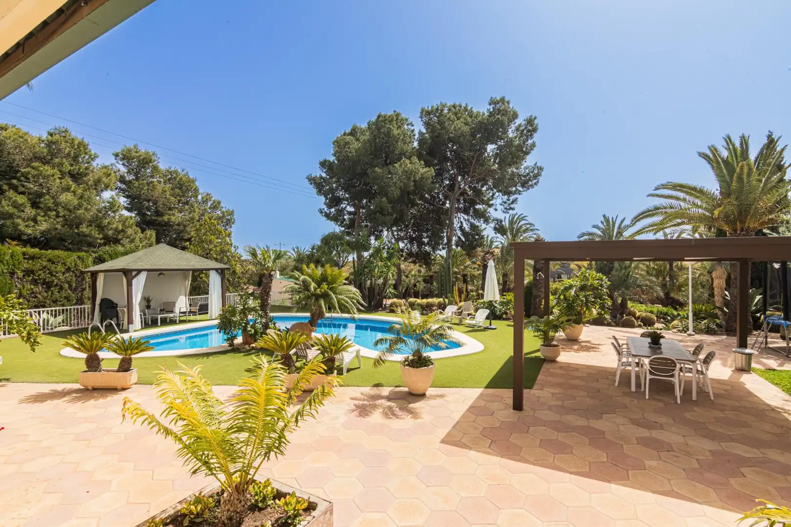 Piscina de Casa o chalet en venta en Elche / Elx con Jardín privado, Terraza y Piscina