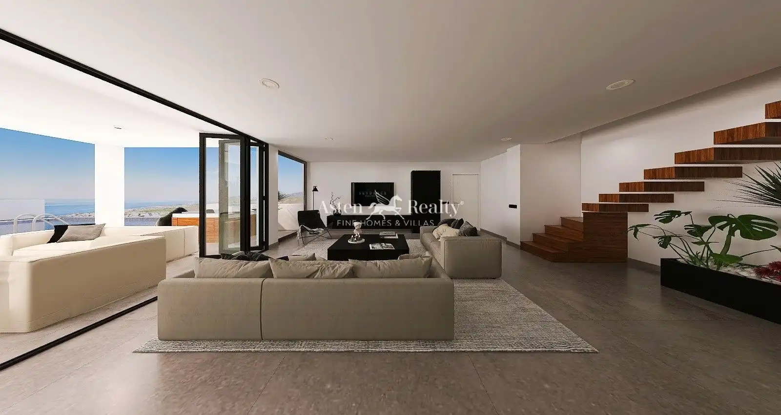 Sala d'estar de Casa o xalet en venda en Adeje amb Aire condicionat, Calefacció i Jardí privat