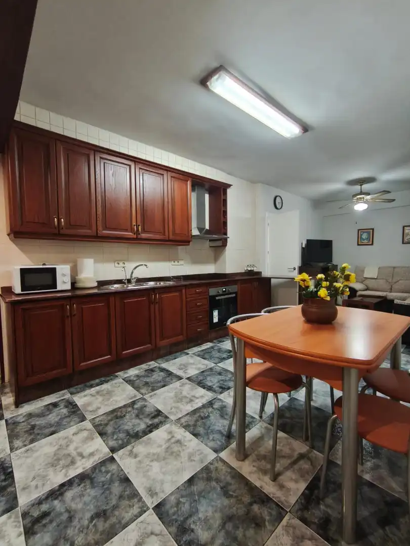 Kitchen of Flat for rent in Elche / Elx  with Air Conditioner, Furnished and Balcony