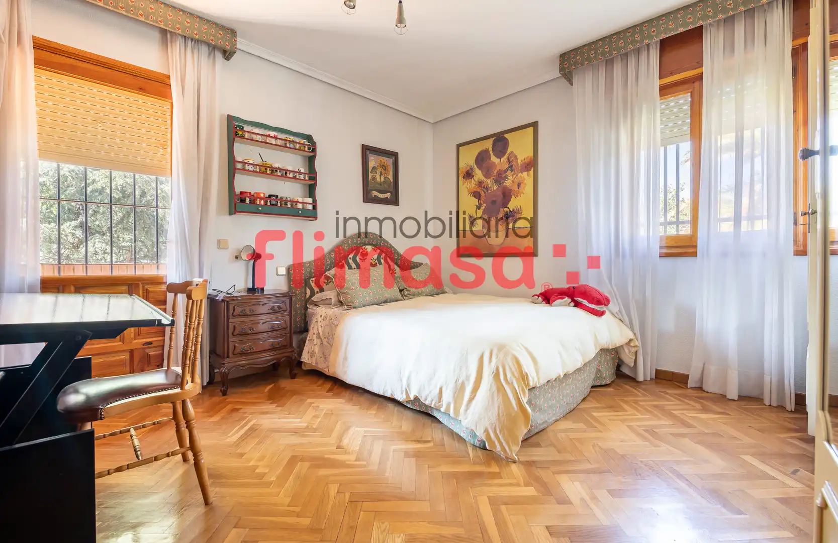 Bedroom of Houses for sale in Villaviciosa de Odón  with Heating, Private garden and Terrace