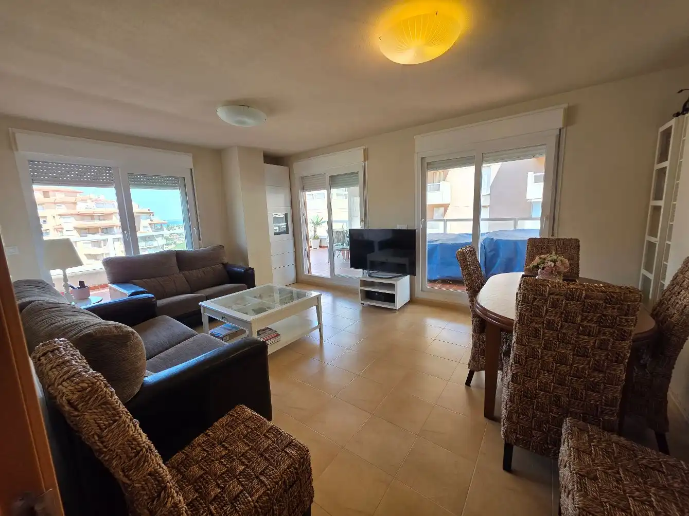 Sala de estar de Ático en venta en San Javier con Aire acondicionado, Amueblado y Balcón