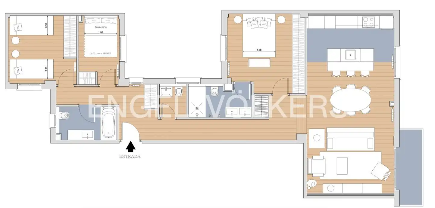 Piso en venta en Madrid con Aire acondicionado, Calefacción y Parquet