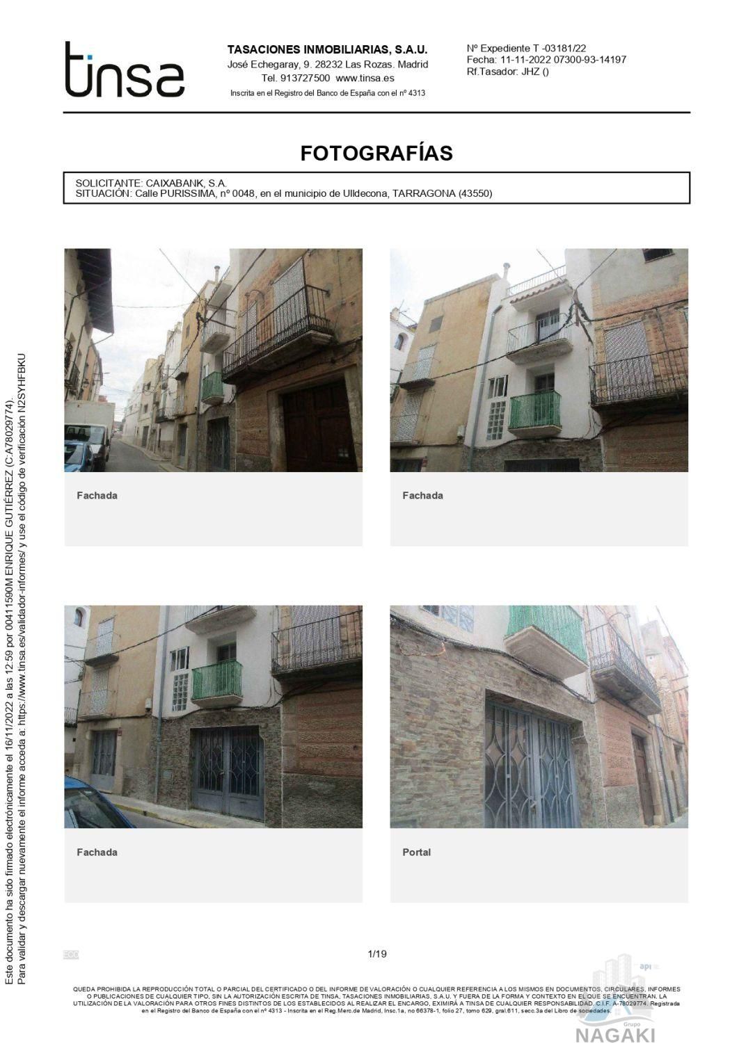 Exterior view of Country house for sale in Ulldecona