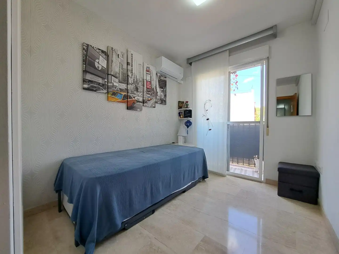 Schlafzimmer von Wohnung zum Verkauf in Alzira mit Klimaanlage und Balkon