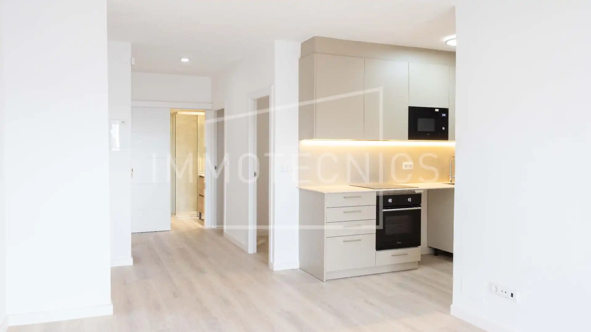 Küche von Wohnung zum Verkauf in Caldes d'Estrac mit Parkett