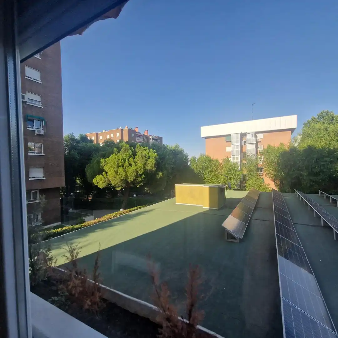 Terrace of Flat for sale in Madrid  with Air Conditioner, Heating and Private garden