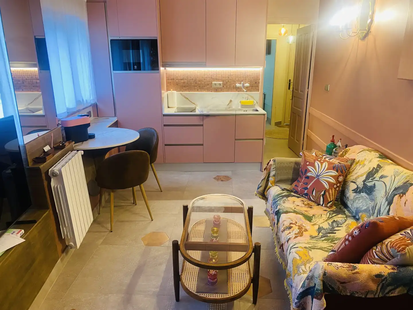 Sala d'estar de Pis en venda en Santander amb Calefacció, Parquet i Moblat