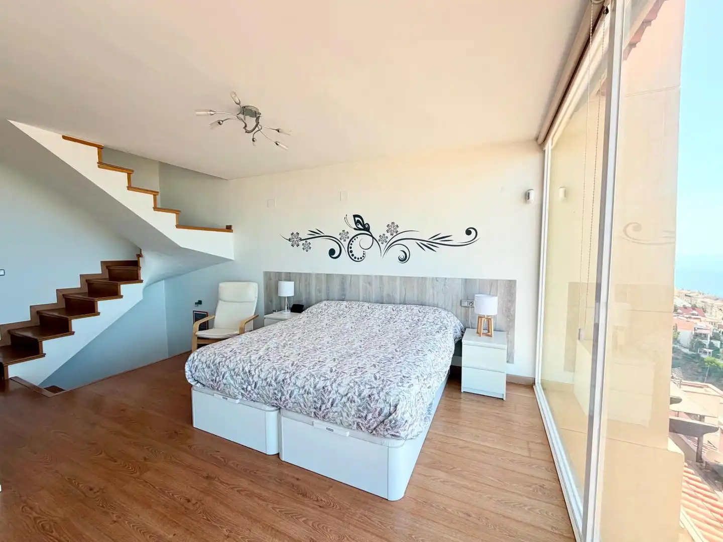 Habitación de Casa adosada de alquiler en Roquetas de Mar con Aire acondicionado, Calefacción y Terraza