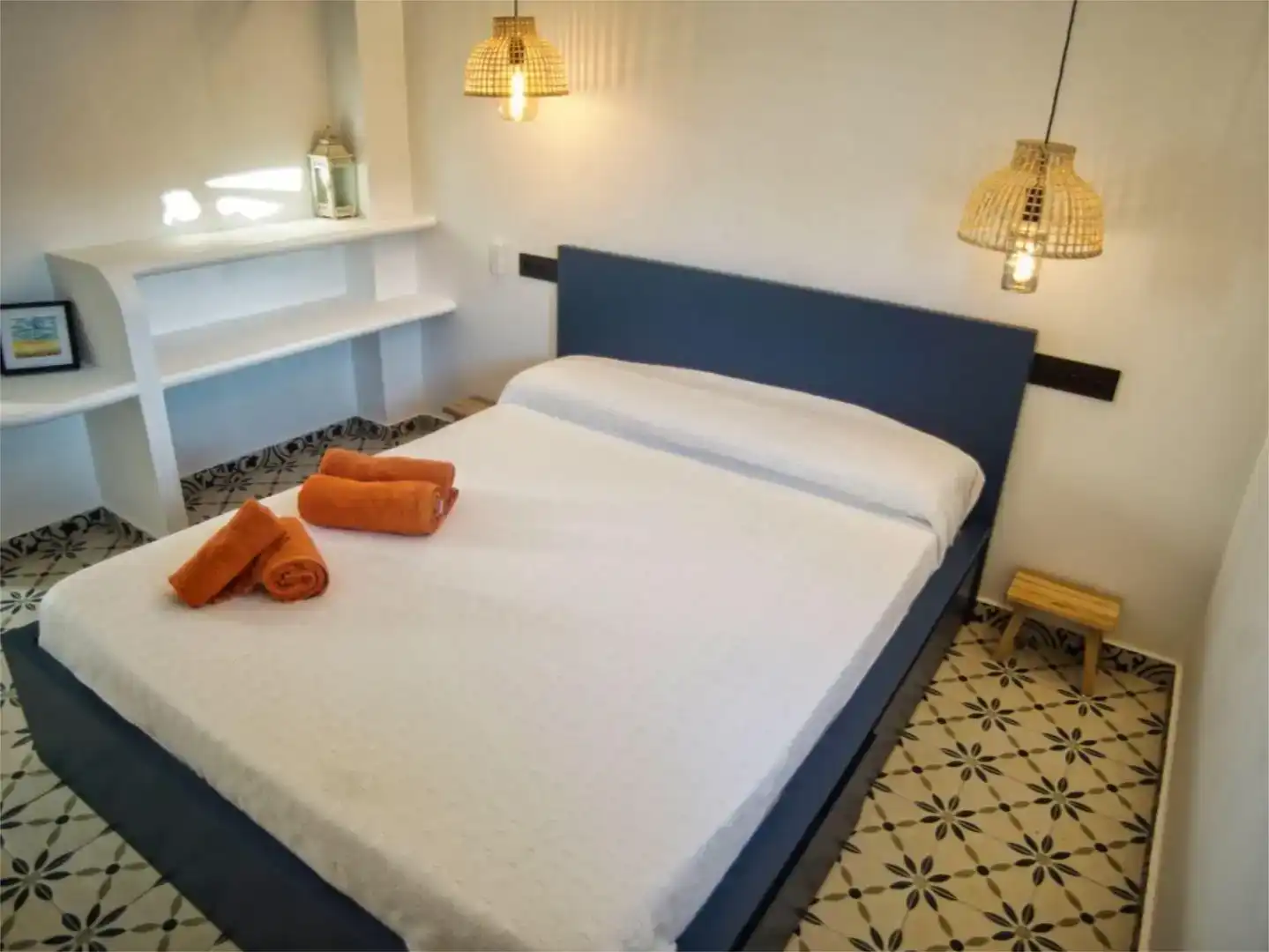 Bedroom of Flat for sale in Oliva  with Air Conditioner, Private garden and Storage room