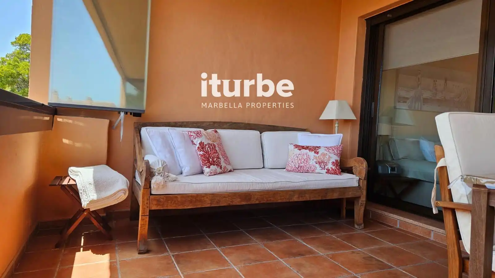Terraza de Piso de alquiler en Marbella con Aire acondicionado, Terraza y Piscina