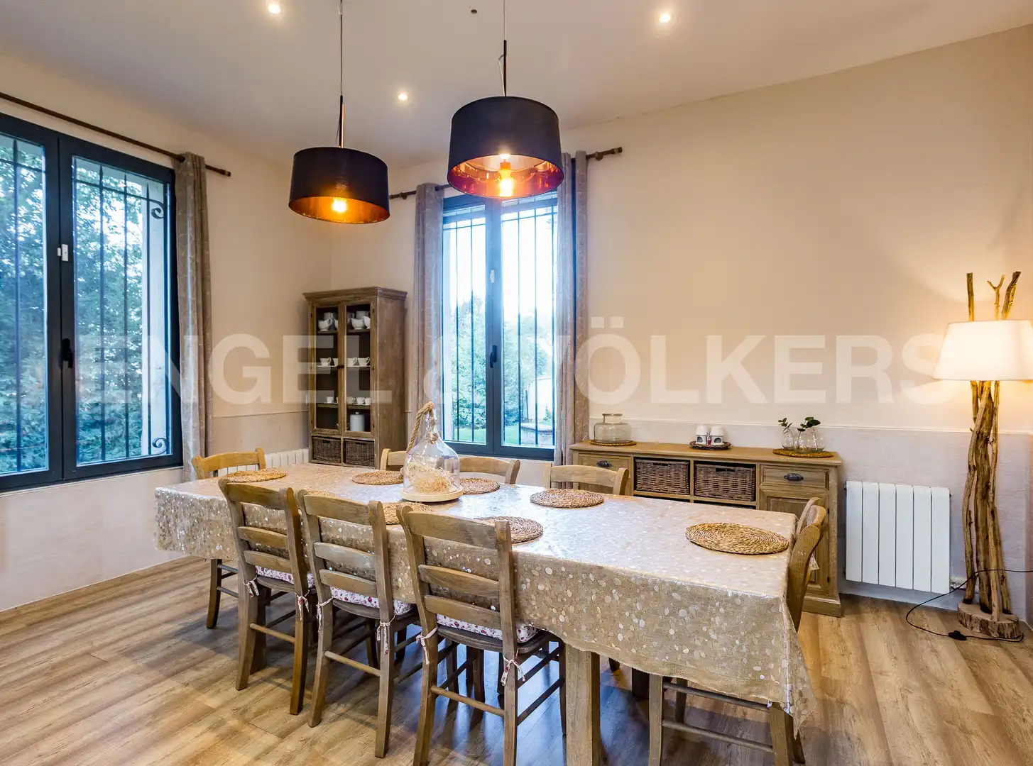 Dining room of Country homes for sale in Llinars del Vallès  with Air Conditioner, Heating and Private garden