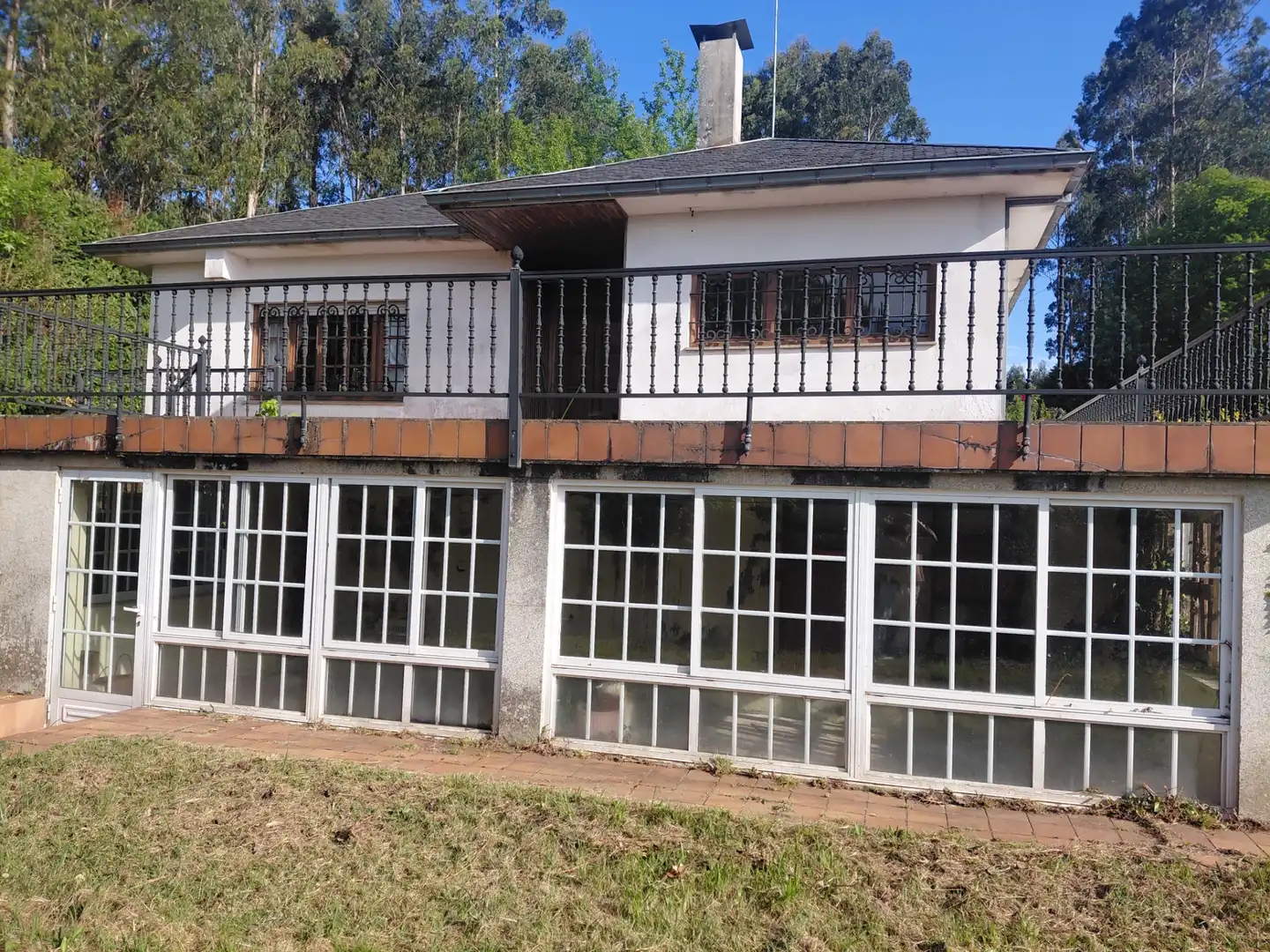Vista exterior de Casa o chalet en venta en Oleiros con Aire acondicionado, Calefacción y Jardín privado