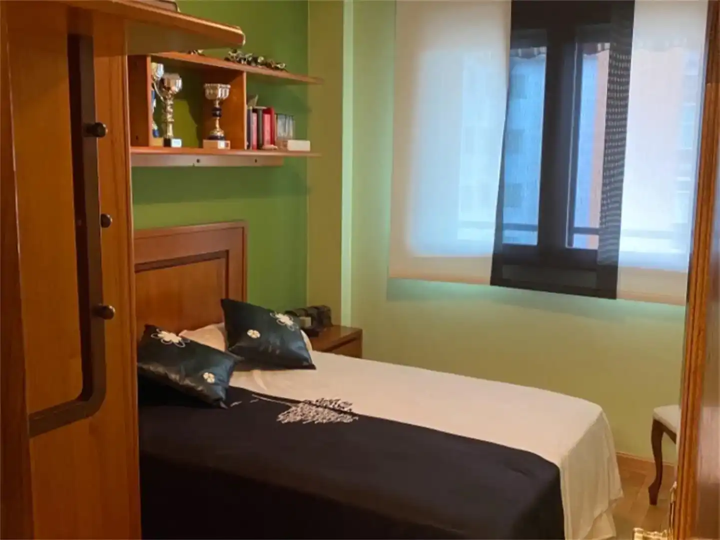 Schlafzimmer von Wohnung zum Verkauf in Almazán mit Klimaanlage und Balkon