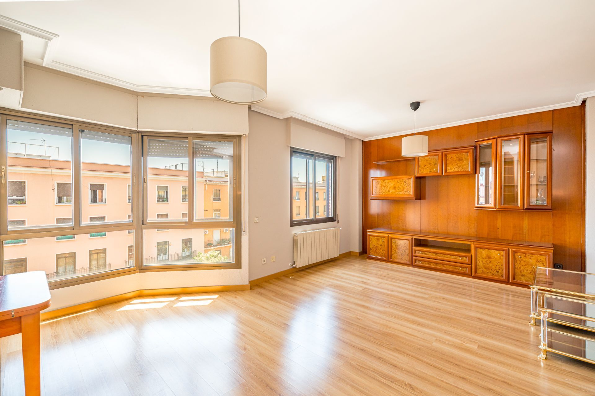 Bedroom of Flat to rent in  Madrid Capital  with Air Conditioner and Heating