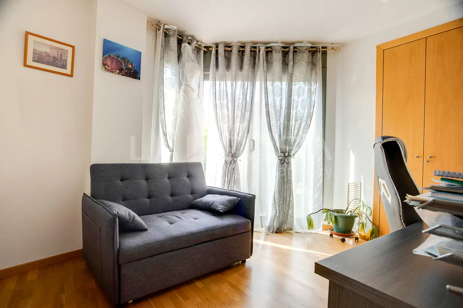 Sala de estar de Piso en venta en Barcelona con Piscina