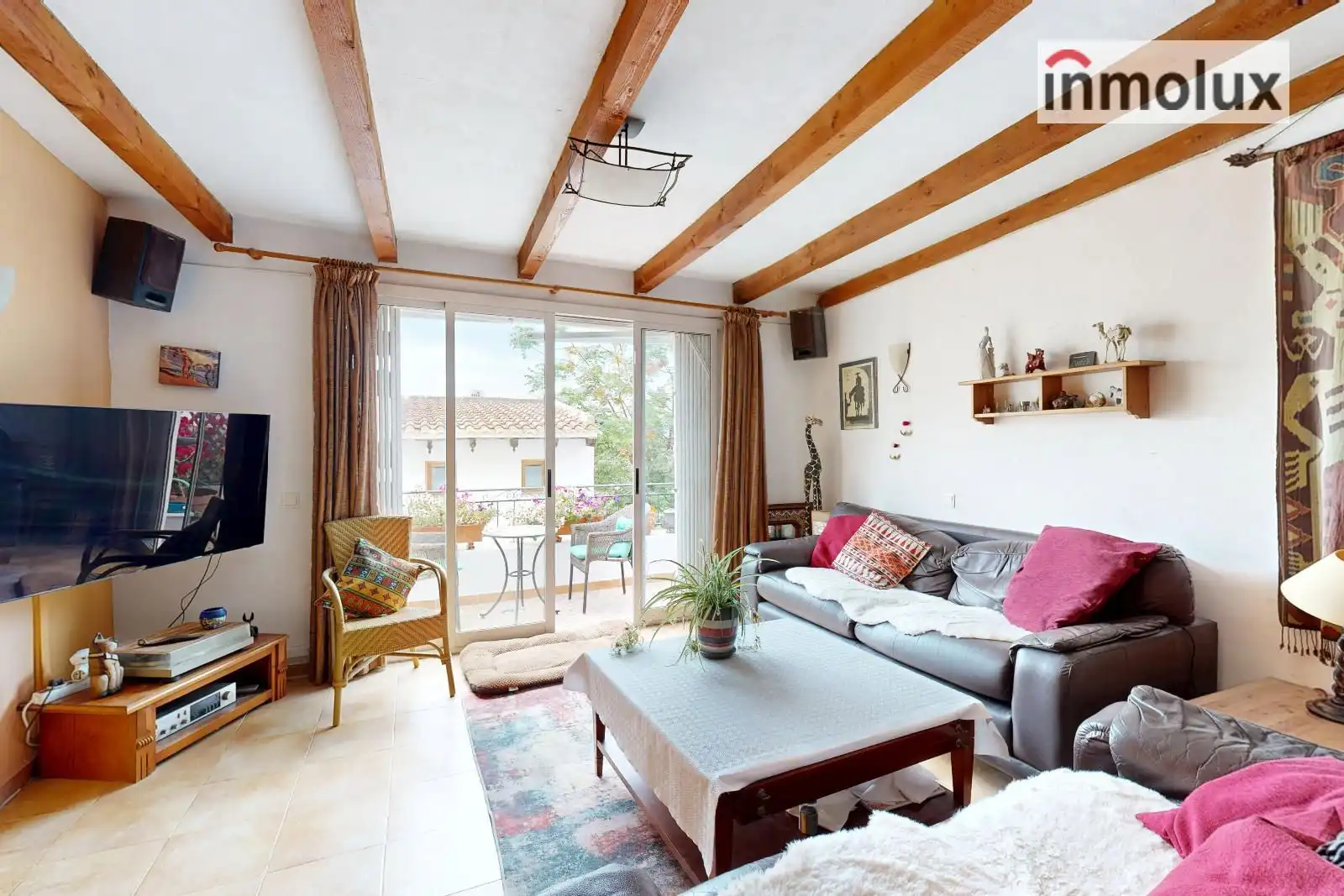Sala de estar de Casa o chalet en venta en Alicante / Alacant con Aire acondicionado, Calefacción y Terraza