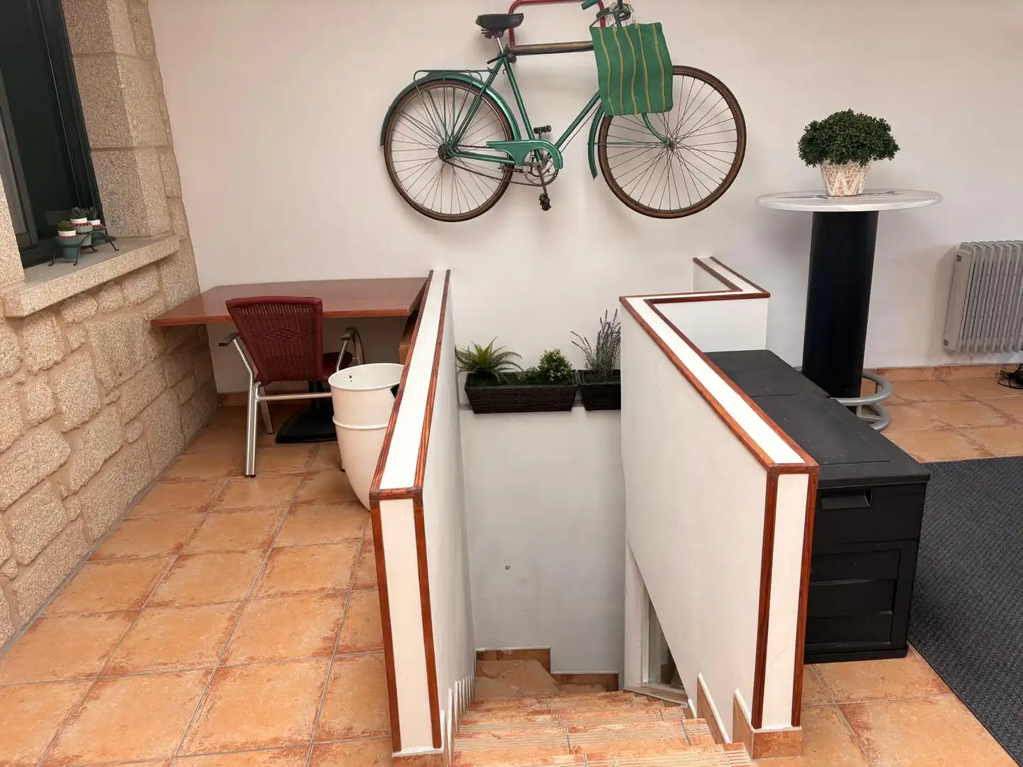 Terraza de Casa o chalet en venta en Santiago de Compostela  con Calefacción, Jardín privado y Terraza