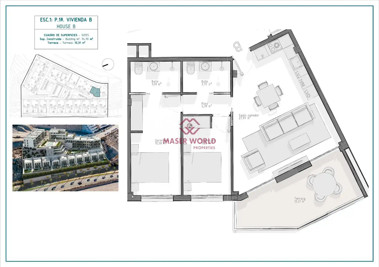 Apartament amb piscina en venda a El Hornillo, imagen 8