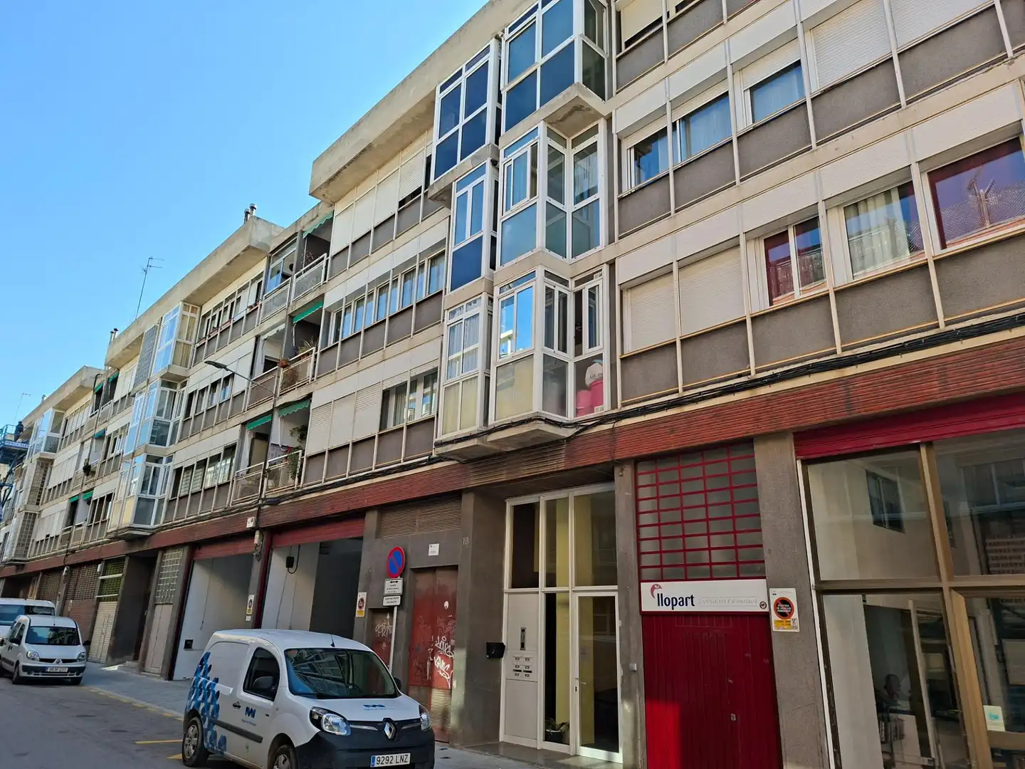Vista exterior de Pis en venda en Vilafranca del Penedès amb Calefacció, Parquet i Terrassa