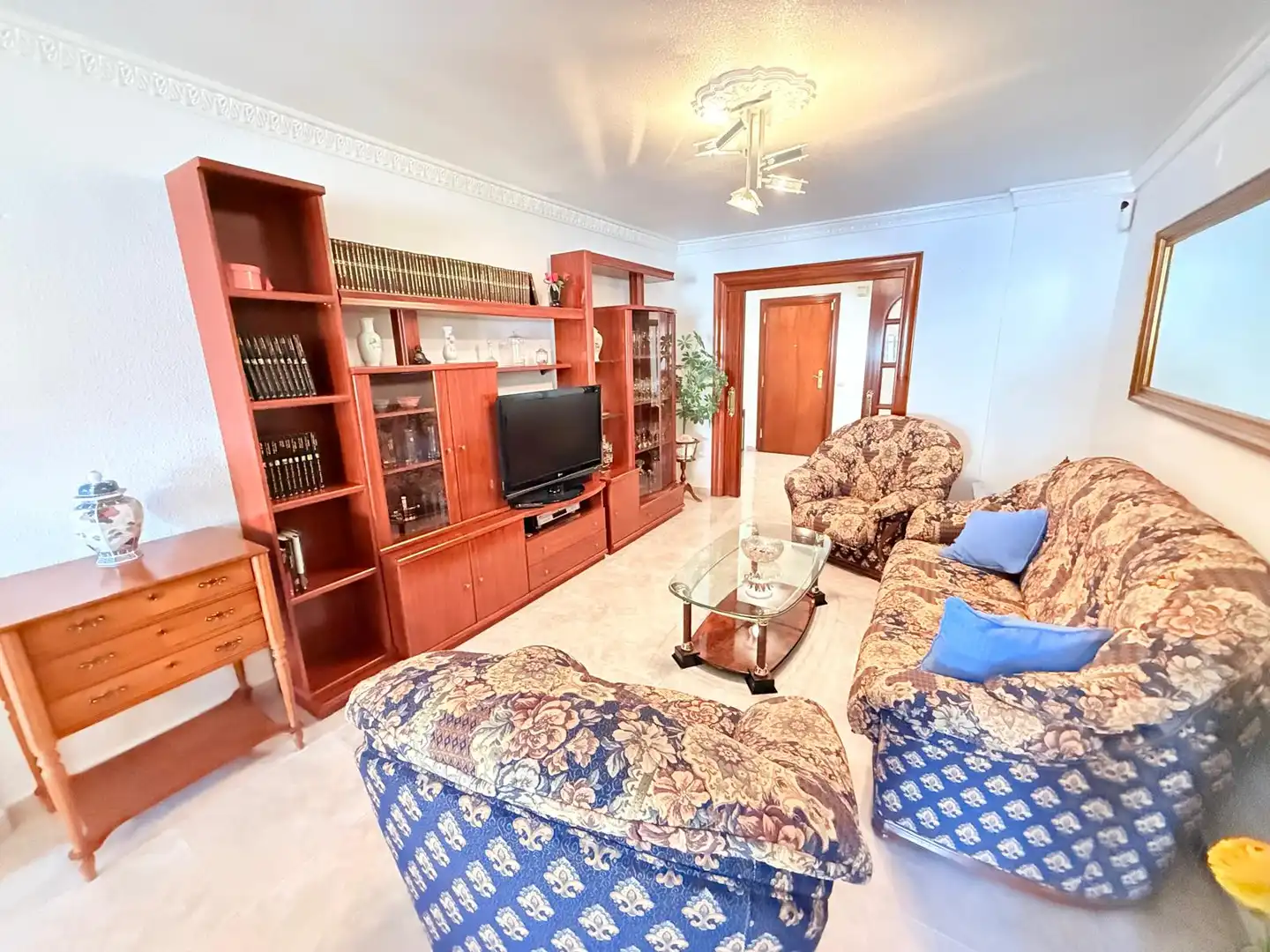 Sala de estar de Piso de alquiler en Málaga con Aire acondicionado, Terraza y Amueblado