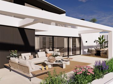 Villa mit Balkon zum Verkauf in Pinos de Alhaurín - Periferia