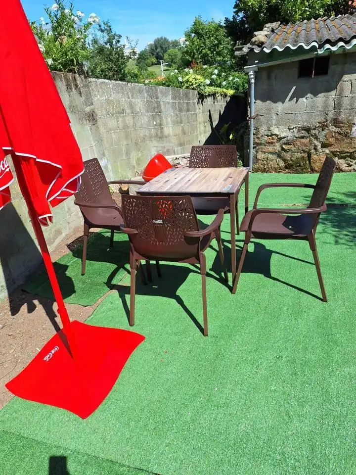 Terraza de Casa o chalet en venta en A Coruña Capital  con Jardín privado