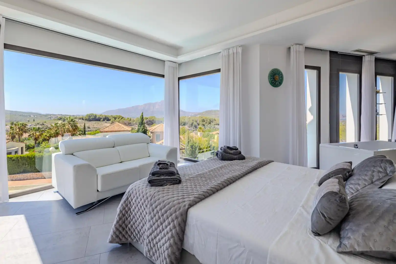 Bedroom of Houses for sale in Jávea / Xàbia  with Air Conditioner, Heating and Private garden